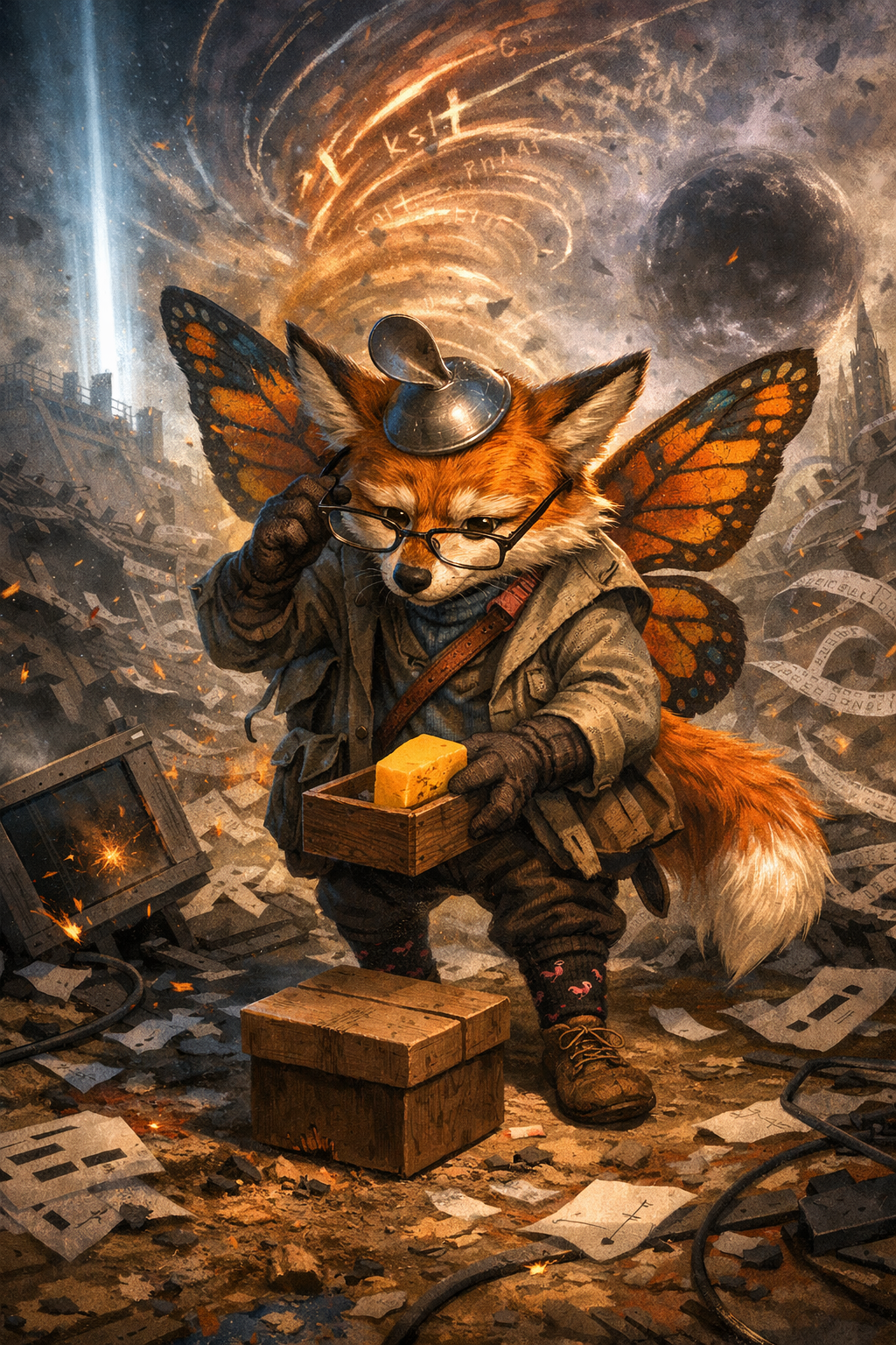 Captain Fox Butterfly Spoon